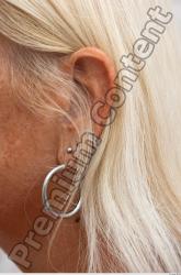 Ear Woman White Jewel Average